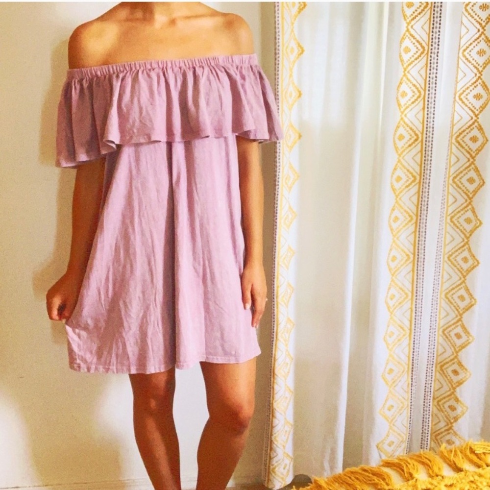 Umgee Off Shoulder Boho Dress